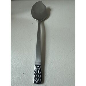 Carlyle CAMEO Stainless Satin Handle Hong Kong Silverware Solid Jelly Server
